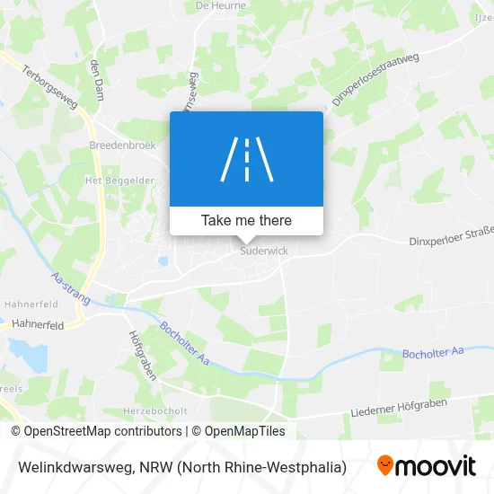 Welinkdwarsweg map