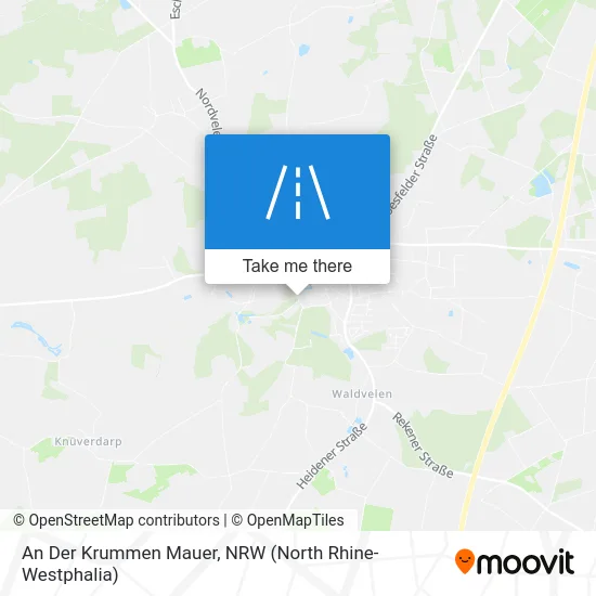 An Der Krummen Mauer map