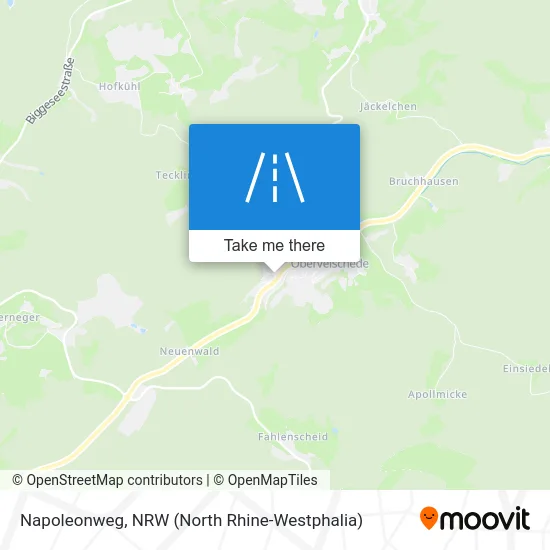 Napoleonweg map