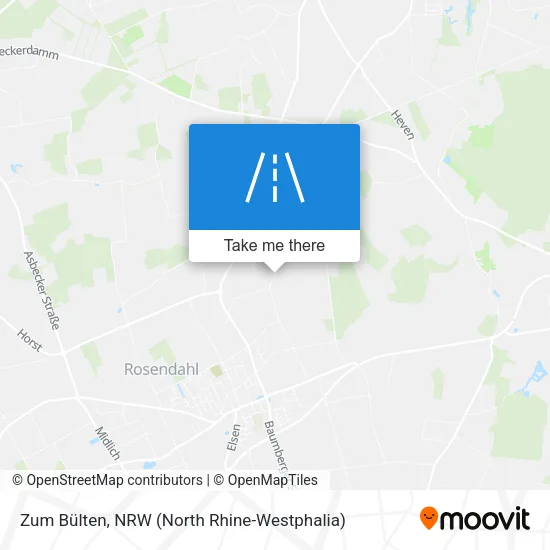 Карта Zum Bülten