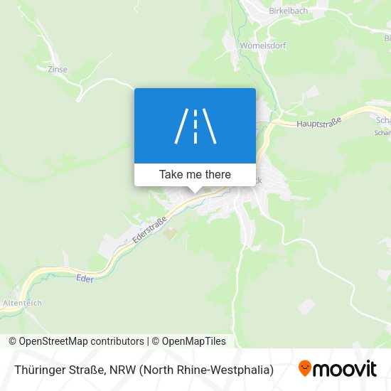 Thüringer Straße map