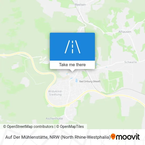 Карта Auf Der Mühlenstätte