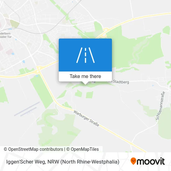 Карта Iggen'Scher Weg