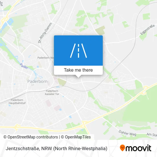 Карта Jentzschstraße