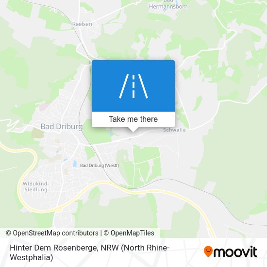 Hinter Dem Rosenberge map