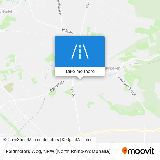 Feldmeiers Weg map
