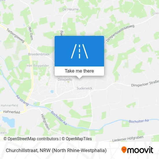 Churchillstraat map