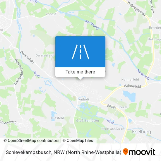 Schievekampsbusch map