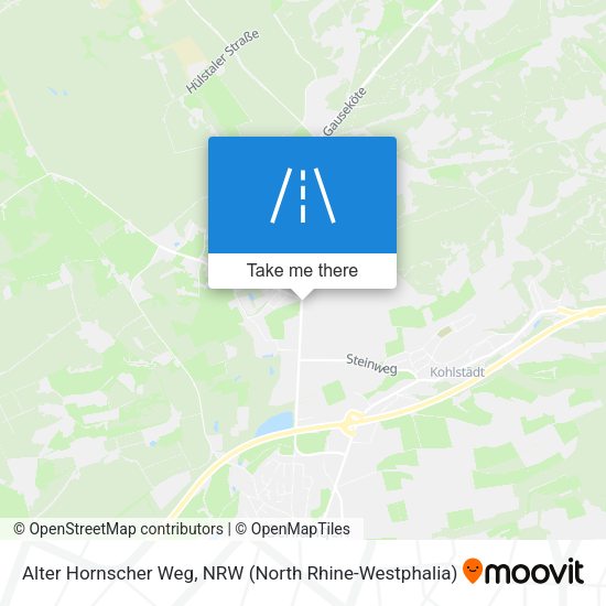 Alter Hornscher Weg map