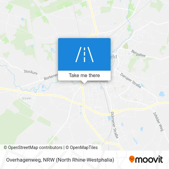 Карта Overhagenweg