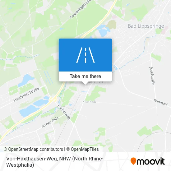 Карта Von-Haxthausen-Weg