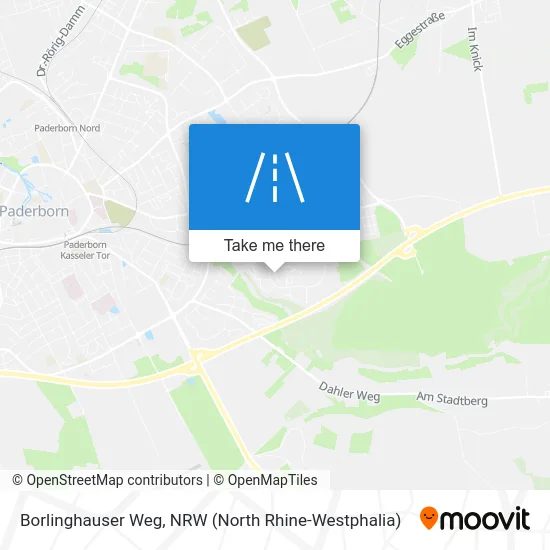 Карта Borlinghauser Weg