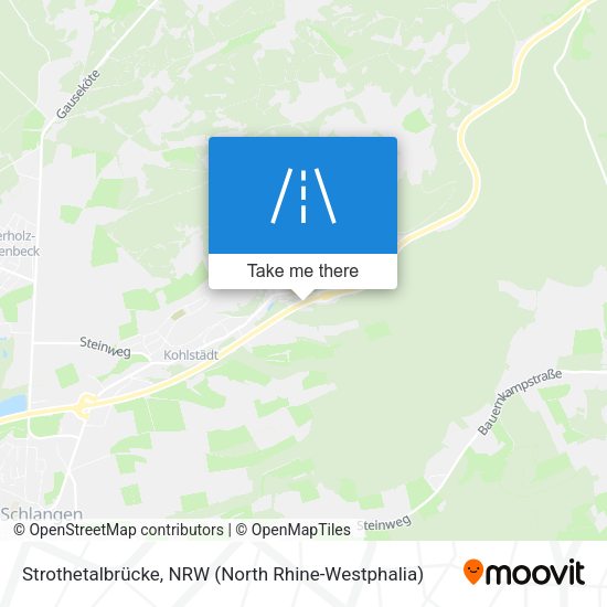 Strothetalbrücke map