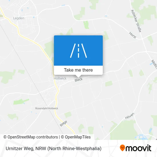 Urnitzer Weg map