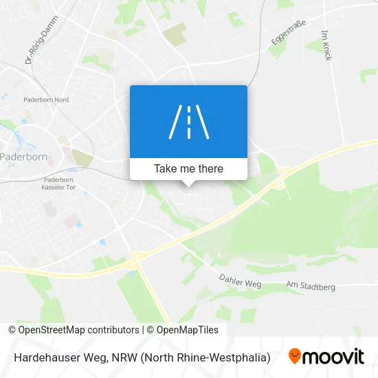Карта Hardehauser Weg