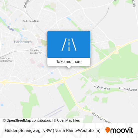 Güldenpfennigweg map