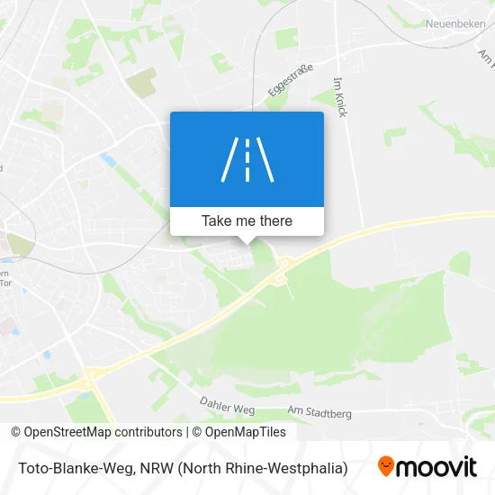 Toto-Blanke-Weg map