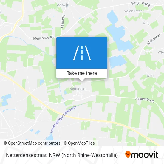 Netterdensestraat map