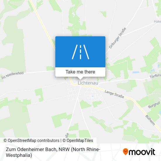 Zum Odenheimer Bach map