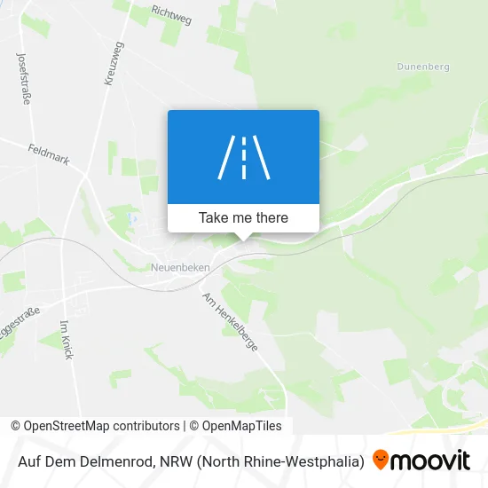 Карта Auf Dem Delmenrod