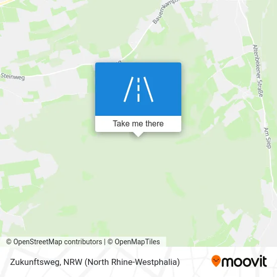 Zukunftsweg map