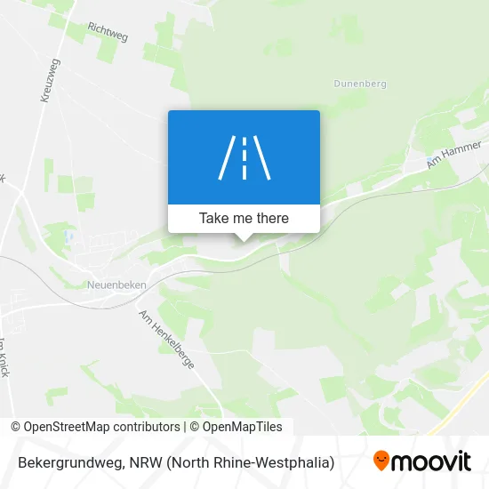 Карта Bekergrundweg