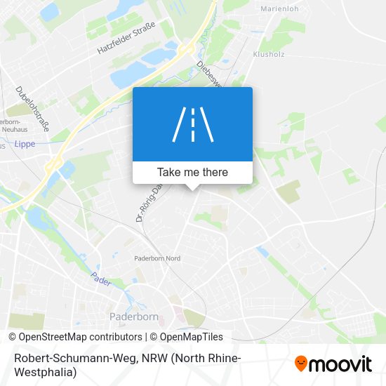 Robert-Schumann-Weg map