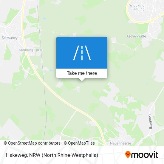 Hakeweg map