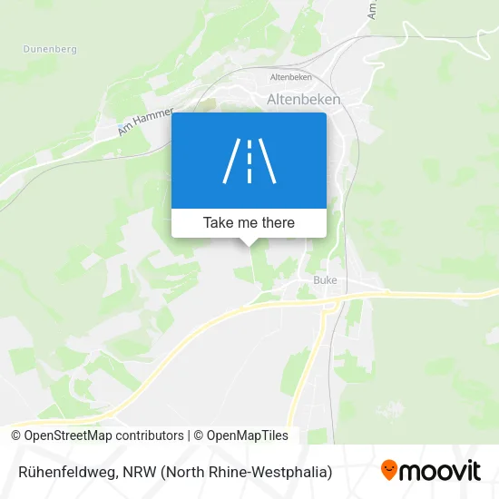 Карта Rühenfeldweg