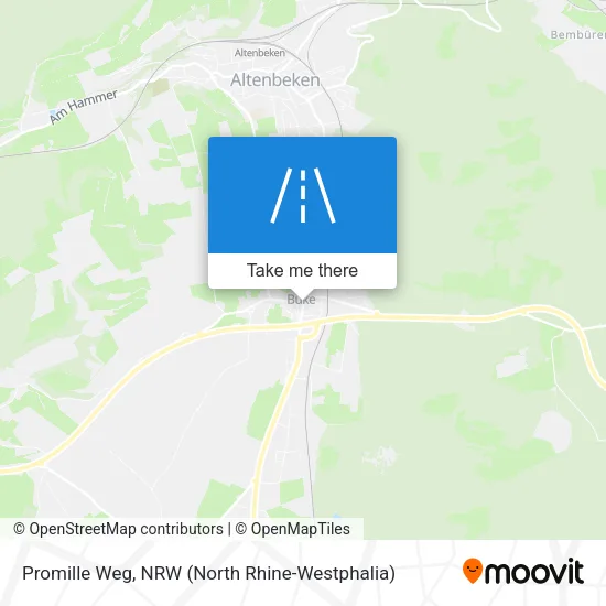 Карта Promille Weg