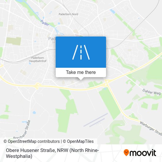 Obere Husener Straße map