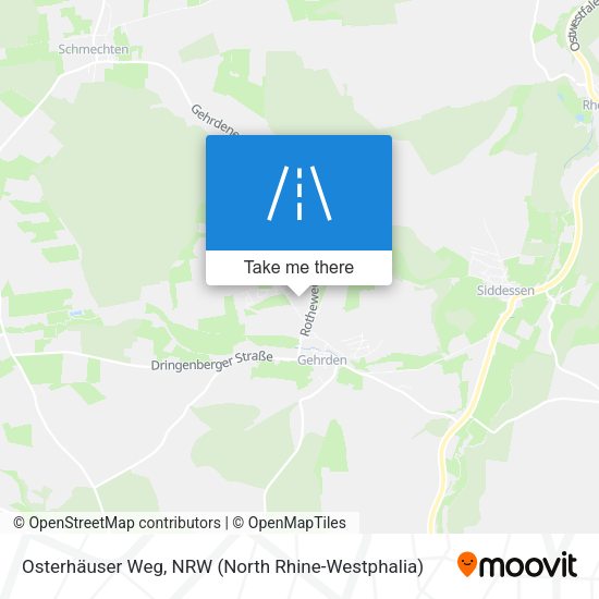 Osterhäuser Weg map