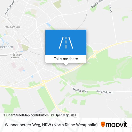 Wünnenberger Weg map
