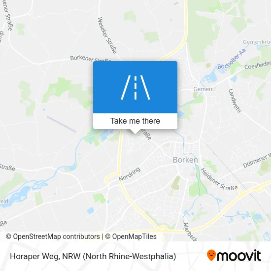Карта Horaper Weg