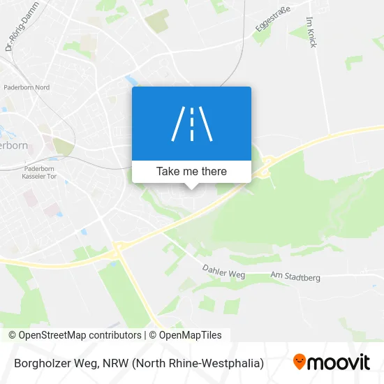 Карта Borgholzer Weg