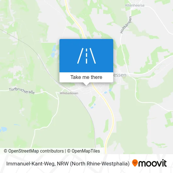 Immanuel-Kant-Weg map