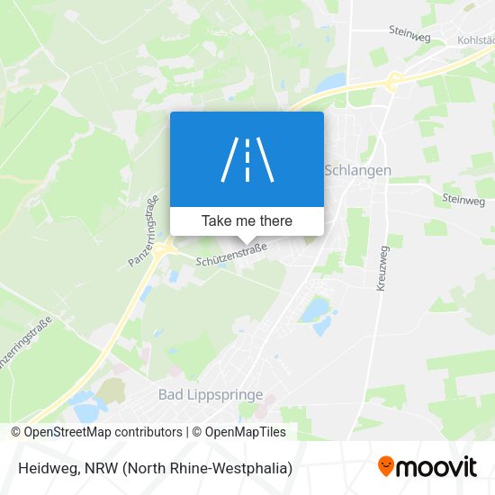 Heidweg map