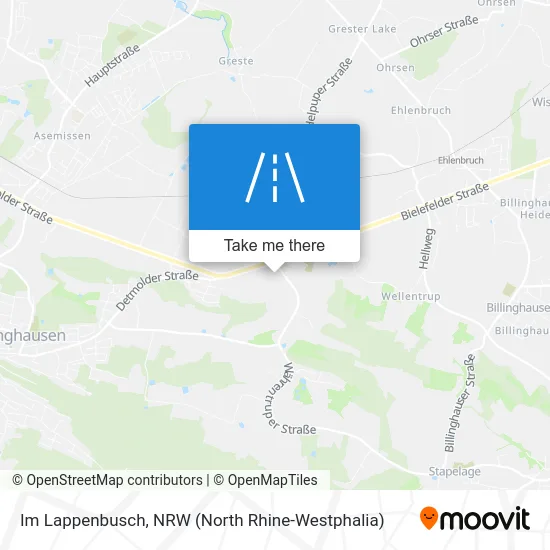 Im Lappenbusch map