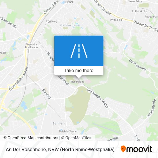 An Der Rosenhöhe map