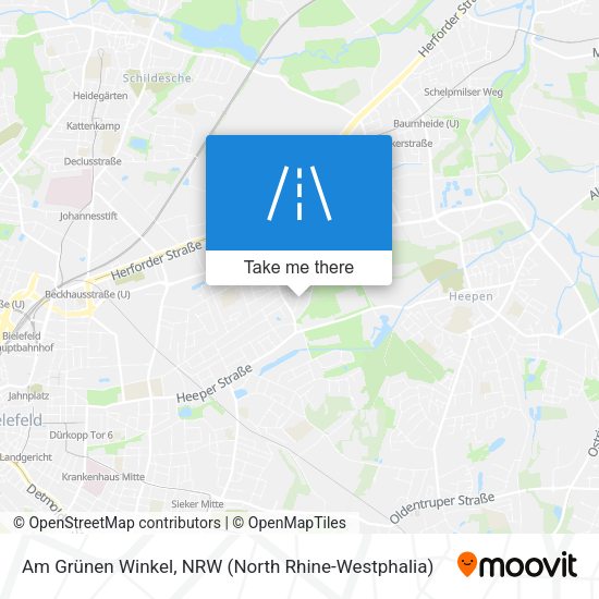 Am Grünen Winkel map