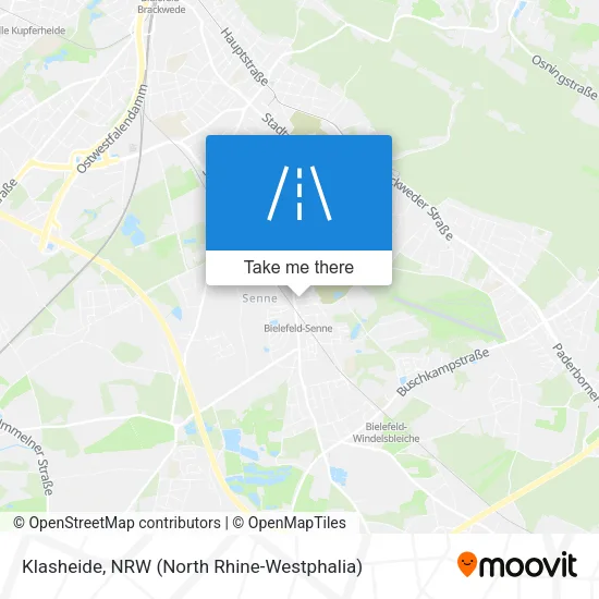 Карта Klasheide
