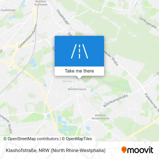 Карта Klashofstraße
