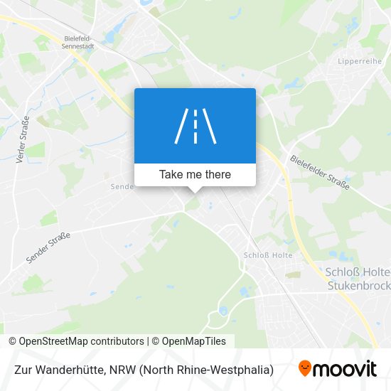 Zur Wanderhütte map