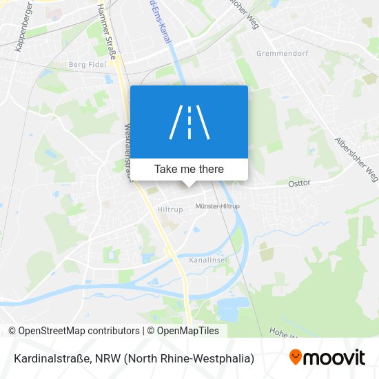 Kardinalstraße map