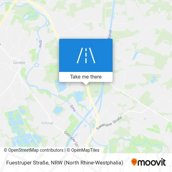Карта Fuestruper Straße