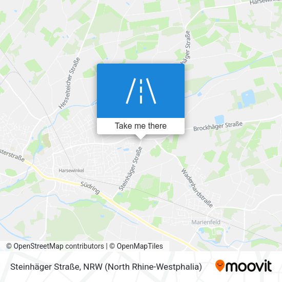 Steinhäger Straße map