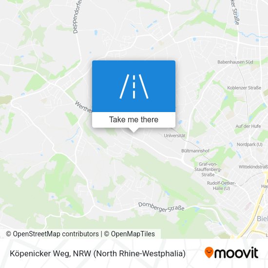 Köpenicker Weg map