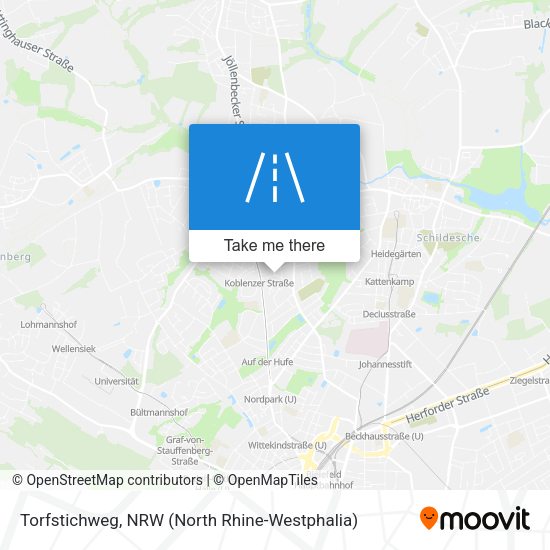 Torfstichweg map