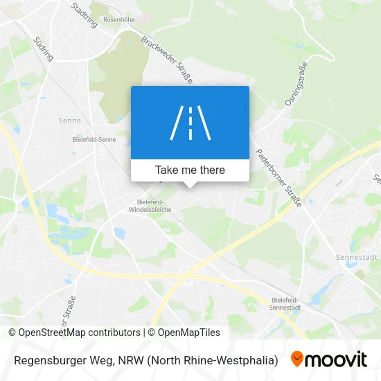 Карта Regensburger Weg