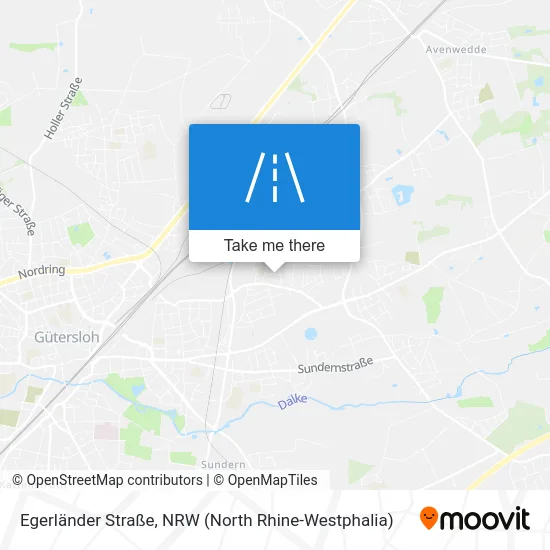 Карта Egerländer Straße